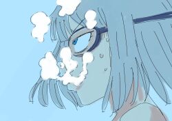 2girls air_bubble animated asphyxiation bikini blonde_hair blue_eyes breasts bubble competition_school_swimsuit competition_swimsuit dark-skinned_female dark_skin drowning dumbbell_nan_kilo_moteru? gina_boyd goggles goggles_on_eyes green_eyes holding_breath large_breasts medium_breasts multiple_girls one-piece_swimsuit partially_submerged pool pool_ladder sakura_hibiki school_swimsuit short_hair submerged swimsuit tagme twintails underwater video white_hair