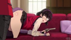 1girl 2boys abs aftersex animated arm_grab artist_name ass bandaged_arm bandages bent_over black_hair blazer blush bouncing_ass bouncing_breasts breasts breasts_squeezed_together bukkake card cardigan cellphone clitoris_piercing clothed_female_nude_male clothed_male_nude_female clothes_pull clothing_aside collarbone collared_shirt constricted_pupils couch crazy_eyes crazy_smile cum cum_in_pussy cum_on_body cum_overflow cumdrip cushion doggystyle double_handjob ear_piercing ears ejaculation ejaculation_between_breasts eyepatch face_piercing facial fellatio grabbing_another&#039;s_breast groping group_sex gun hairband hand_on_another&#039;s_head handgun handjob hetero highres holding holding_gun holding_weapon hug ikishima_midari indoors jacket kakegurui kneehighs knees_up large_breasts laughing leg_lock legs_up licking_lips lips lipstick long_sleeves lying makeup medical_eyepatch missingthumb moaning mouth_piercing multiple_boys nail_polish naughty_face navel nipples nude on_couch open_mouth oral paizuri pale_skin panties panties_around_leg panties_aside panty_pull penis phone piercing pillow poker_chip pov pov_crotch projectile_cum prone_bone purple_panties pussy pussy_piercing revolver school_uniform sex sex_from_behind shirt short_hair sitting skirt smartphone smile socks sound spitroast spread_legs standing standing_sex straddling_paizuri surprised sweat tagme teeth thighs threesome tongue tongue_out tongue_piercing uncensored underwear vaginal video weapon window