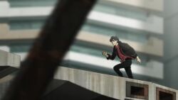 Rule 34 | 1boy, animated, axel (lazarus), city, drone, lazarus, parkour, pov, running, short hair, sound, tagme, video