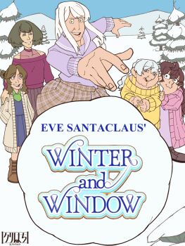 Rule 34 | 5girls, artist name, blue eyes, boots, brown boots, brown cardigan, brown hair, cardigan, character name, christmas, commentary, day, eight crazy nights, english commentary, english text, eve santaclaus, foreshortening, green eyes, grin, hair bun, hand on another's shoulder, hands in pockets, heterochromia, highres, hisakawa hayate, ichinose shiki, idolmaster, idolmaster cinderella girls, kurihachi, long hair, long sleeves, looking at another, looking at viewer, mole, mole under eye, multiple girls, open cardigan, open clothes, outdoors, parody, pine tree, pink cardigan, plaid clothes, plaid skirt, purple sailor collar, purple shirt, purple sweater, sailor collar, shirt, short hair, sidelocks, single hair bun, skirt, smile, snowball, standing, sweater, takagaki kaede, takamori aiko, throwing, tree, twitter username, white hair, winter, yellow eyes, yellow sweater