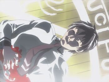 00s 1boy 1girl 2002 animated animated_gif ass bible_black bible_black_night_of_the_walpulgiss black_thighhighs blonde_hair blood blush breasts clitoris cowgirl_position cum cum_in_pussy drill_hair drill_sidelocks from_behind girl_on_top green_eyes groping groping_breast hetero indoors large_breasts long_hair magic_circle minase_taki nipples ritual school_uniform sex shiraki_rika sideboob sidelocks spread_legs stabed straddling sweat tagme thighhighs thighs vaginal yandere