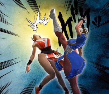 capcom chun-li non-web_source ryona shiranui_mai street_fighter