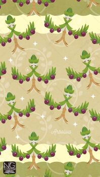 arboliva closed_eyes food full_body highres leaf meme_(sleepsheep) nintendo no_humans olive plant_monster pokemon pokemon_(creature) pokemon_focus star_(symbol) u_u