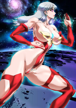 1girl breasts huge_breasts long_hair original solo yuri_ai