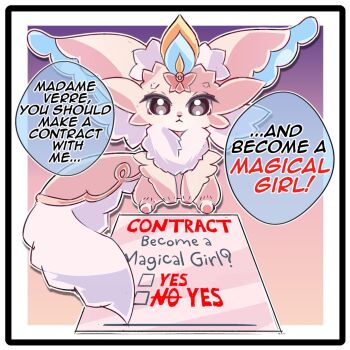 animal_ears closed_mouth contract duel_monster grey_eyes highres looking_at_viewer no_humans paper purrely sendencea sitting tail yu-gi-oh! yu-gi-oh!_master_duel