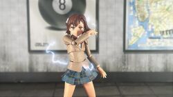 1girl action_figure animated brown_eyes brown_hair electricity figure highres kaiyodo misaka_mikoto revoltech school_uniform self-upload short_hair smile stop_motion_animation tagme toaru_kagaku_no_railgun toaru_kagaku_no_railgun_s toaru_kagaku_no_railgun_t toaru_majutsu_no_index unconventional_media video winter_uniform