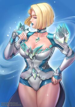 Rule 34 | 1girl, absurdres, anarchyart, blonde hair, breasts, emma frost, highres, large breasts, marvel, marvel rivals, x-men