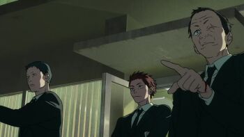 animated battle blood bomb_devil_(chainsaw_man) chainsaw_man death destruction explosion formal_clothes night reze_(chainsaw_man) running suit tagme video