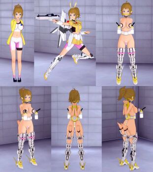 3d absurdres bdsm gundam gundam_build_fighters gundam_build_fighters_try highres hoshino_fumina tagme