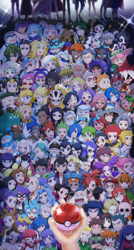 1other 6+boys 6+girls aaron_(pokemon) absolutely_everyone acerola_(pokemon) agatha_(pokemon) alder_(pokemon) allister_(pokemon) aqua_hair artist_name bea_(pokemon) bertha_(pokemon) black_hair blaine_(pokemon) blonde_hair blue_hair blue_oak brassius_(pokemon) brawly_(pokemon) brock_(pokemon) brown_hair bruno_(pokemon) brycen_(pokemon) bugsy_(pokemon) burgh_(pokemon) byron_(pokemon) caitlin_(pokemon) candice_(pokemon) cheren_(pokemon) chili_(pokemon) chuck_(pokemon) cilan_(pokemon) clair_(pokemon) clay_(pokemon) clemont_(pokemon) closed_mouth commentary_request crasher_wake cress_(pokemon) cynthia_(pokemon) dark-skinned_female dark-skinned_male dark_skin drake_(pokemon) drasna_(pokemon) drayden_(pokemon) elesa_(pokemon) erika_(pokemon) everyone falkner_(pokemon) fantina_(pokemon) flannery_(pokemon) flint_(pokemon) gardenia_(pokemon) geeta_(pokemon) gen_4_pokemon giovanni_(pokemon) glacia_(pokemon) glint gordie_(pokemon) grant_(pokemon) green_hair grey_hair grimsley_(pokemon) grusha_(pokemon) hala_(pokemon) hapu_(pokemon) hassel_(pokemon) highres holding holding_poke_ball ilima_(pokemon) iono_(pokemon) iris_(pokemon) janine_(pokemon) jasmine_(pokemon) juan_(pokemon) kabu_(pokemon) kahili_(pokemon) karen_(pokemon) katy_(pokemon) kiawe_(pokemon) kofu_(pokemon) koga_(pokemon) korrina_(pokemon) lana_(pokemon) lance_(pokemon) larry_(pokemon) lenora_(pokemon) leon_(pokemon) liza_(pokemon) long_hair lorelei_(pokemon) lt._surge lucian_(pokemon) mallow_(pokemon) malva_(pokemon) marlon_(pokemon) marshal_(pokemon) maylene_(pokemon) melony_(pokemon) milo_(pokemon) mina_(pokemon) misty_(pokemon) molayne_(pokemon) morty_(pokemon) multiple_boys multiple_girls nanu_(pokemon) nessa_(pokemon) nintendo norman_(pokemon) olivia_(pokemon) olympia_(pokemon) opal_(pokemon) open_mouth orange_hair phoebe_(pokemon) piers_(pokemon) pink_hair poke_ball poke_ball_(basic) pokemon pokemon_black_and_white pokemon_black_2_and_white_2 pokemon_diamond/pearl/platinum pokemon_emerald pokemon_firered_and_leafgreen pokemon_heartgold_and_soulsilver pokemon:_let's_go_pikachu!_and_let's_go_eevee! pokemon_omega_ruby_and_alpha_sapphire pokemon_ruby/sapphire/emerald pokemon_sun_and_moon pokemon_scarlet_and_violet pokemon_sword_and_shield pokemon_x_and_y poppy_(pokemon) professor_kukui pryce_(pokemon) purple_hair raihan_(pokemon) ramos_(pokemon) red_hair rika_(pokemon) roark_(pokemon) rotom rotom_phone roxanne_(pokemon) roxie_(pokemon) ryme_(pokemon) ryuki_(pokemon) sabrina_(pokemon) shauntal_(pokemon) short_hair sidney_(pokemon) siebold_(pokemon) skyla_(pokemon) sophocles_(pokemon) sparkle steven_stone tate_(pokemon) textless_version tulip_(pokemon) valerie_(pokemon) viola_(pokemon) volkner_(pokemon) wallace_(pokemon) wattson_(pokemon) white_hair whitney_(pokemon) wikstrom_(pokemon) will_(pokemon) winona_(pokemon) wulfric_(pokemon) yukari_(yukari21653710)
