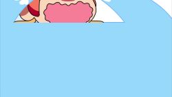 1boy 2girls =_= absurdres animated audible_music basket beard black_robe blonde_hair brown_hair chibi commentary crying denken_(sousou_no_frieren) double_bun donut earclip eating english_commentary facial_hair flamme_(sousou_no_frieren) food hair_bun hair_ornament highres innertube kenji_uz krita_(medium) laufen_(sousou_no_frieren) long_beard looking_at_another monocle multiple_girls mustache o_o open_mouth pointy_ears robe serie_(sousou_no_frieren) simple_background sound sousou_no_frieren speech_bubble streaming_tears swim_ring tagme tassel tassel_hair_ornament tears video watering_can white_background