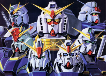 Rule 34 | absurdres, char's counterattack, crossover, energy sword, f91 gundam, gundam, gundam 0080, gundam 0083, gundam alex, gundam f91, gundam gp-01 zephyranthes, gundam zz, highres, holding, holding beam saber, holding sword, holding weapon, humanoid robot, in-franchise crossover, mecha, mobile suit, mobile suit gundam, no humans, nu gundam, official art, ookawara kunio, robot, rx-78-2 gundam, sword, third-party source, v-fin, weapon, zeta gundam, zeta gundam (mobile suit), zz gundam