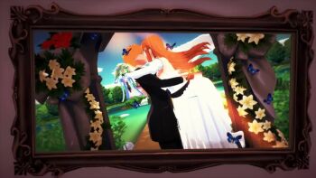 1boy 1girl 3d animated bleach bouncing_breasts breasts brown_eyes cheating_(relationship) completely_nude cum cum_in_pussy cum_overflow cumdrip dark-skinned_male dark_skin ejaculation feet_out_of_frame female_ejaculation female_orgasm from_below heart heart-shaped_pupils hetero huge_breasts indoors inoue_orihime interracial koikatsu_(medium) large_penis legs_up long_hair looking_at_viewer looking_down moaning multiple_views netorare nipples nude orange_hair orgasm panties panties_around_leg penis photo_(object) pink_panties pussy_juice reverse_suspended_congress sex sex_from_behind solo_focus sound symbol-shaped_pupils tagme testicles underwear very_dark_skin video zero3d