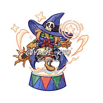 Rule 34 | digimon, digimon (creature), gloves, hat, highres, skull, wizard, wizard hat, wizarmon