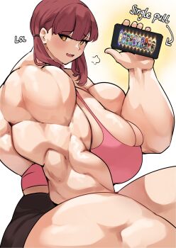 Rule 34 | abs, absurdres, biceps, highres, musctonk, muscular, muscular female, original