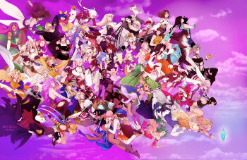 6+girls absurdres aerith_gainsborough agrias_oaks alisaie_leveilleur angelo_(ff8) animal_ears armor ashelia_b&#039;nargin_dalmasca beatrix_(ff9) benedikta_harman cape cat_tail celes_chere chocobo cidney_aurum commentary crystal dark-skinned_female dark_skin dog dress eiko_carol elf english_commentary faris_scherwiz fatter_cat_(ff14) fina_(ffbe) final_fantasy final_fantasy_brave_exvius final_fantasy_i final_fantasy_ii final_fantasy_iii final_fantasy_iv final_fantasy_ix final_fantasy_tactics final_fantasy_tactics_advance final_fantasy_type-0 final_fantasy_v final_fantasy_vi final_fantasy_vii final_fantasy_viii final_fantasy_x final_fantasy_x-2 final_fantasy_xi final_fantasy_xii final_fantasy_xiii final_fantasy_xiii-2 final_fantasy_xiv final_fantasy_xv final_fantasy_xvi fran_(ff12) garnet_til_alexandros_xvii highres in-franchise_crossover jessie_rasberry jill_warrick krile_mayer_baldesion_(ff5) leila_(ff2) lenna_charlotte_tycoon lightning_farron lightning_returns:_final_fantasy_xiii lilisette lulu_(ff10) lunafreya_nox_fleuret lyse_hext mandragora_(final_fantasy) maria_(ff2) marlene_wallace miqo&#039;te moogle multiple_girls paine_(ff10) penelo pointy_ears porom princess_sara prishe pupu_(ff8) quistis_trepe rabbit_ears refia relm_arrowny rem_tokimiya rikku_(ff10) rinoa_heartilly ritz_malheur rosa_farrell rydia_(adult)_(ff4) rydia_(ff4) sabotender selphie_tilmitt serah_farron skirtzzz smile tail tataru_taru tifa_lockhart tina_branford viera y&#039;shtola_rhul yuffie_kisaragi yuna_(ff10)