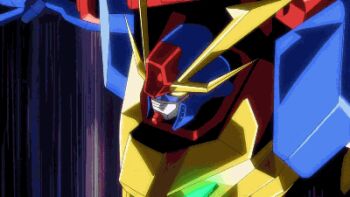 10s animated animated_gif gundam gundam_build_fighters gundam_build_fighters_try gundam_tryon_3 lowres mecha no_humans robot sd_gundam sword weapon