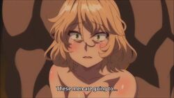 2girls 3boys alcohol animated barefoot blade_(kaiyari) blonde_hair bottle breasts bukkake clenched_teeth completely_nude crying crying_with_eyes_open cum cup defeat defeated_villainess drinking_glass drooling eating feet food gang_rape green_eyes group_sex helpless imminent_death kaifuku_jutsushi_no_yarinaoshi_~sokushi_mahou_to_skill_copy_no_chouetsu_heal~ keyarga_(kaiyari) meat multiple_boys multiple_girls nipples nude rape revenge sadism sex short_hair sound tagme tearing_clothes tears teeth toes torn_clothes video watching wine wine_bottle wine_glass