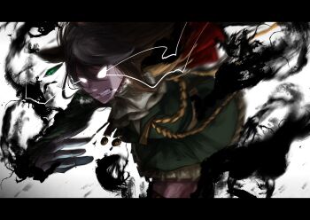 Rule 34 | 1girl, absurdres, aiguillette, animal ears, ascot, blank eyes, brown hair, cape, clenched teeth, commentary request, epaulettes, eye trail, gloves, glowing, glowing eyes, green jacket, green skirt, hair between eyes, hasewo, highres, horse ears, horse girl, jacket, light trail, long hair, long sleeves, medal, multicolored hair, open mouth, red cape, running, side cape, single epaulette, skirt, streaked hair, symboli rudolf (emperor's path) (umamusume), symboli rudolf (umamusume), teeth, umamusume, white ascot, white gloves, white hair