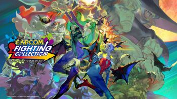 Rule 34 | absurdres, animal print, bare shoulders, bat print, black footwear, black leotard, breasts, bridal gauntlets, capcom, capcom fighting collection, chun-li, cleavage, clothing cutout, collarbone, cyberbots, demon girl, green eyes, green hair, hat, head wings, heart cutout, high heels, highres, large breasts, leo (warzard), leotard, lilith (darkstalkers), long hair, looking at viewer, matching hair/eyes, morrigan aensland, official art, pantyhose, papercraft, purple hair, red eyes, red leotard, ryu (street fighter), street fighter, tabasa, tamio, darkstalkers, warzard, wings, witch hat