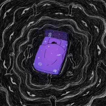 Rule 34 | 1boy, antenna hair, bed, black hair, male focus, omori, on bed, short hair, solo, something (omori), sun iiinu, sunny (omori), under covers