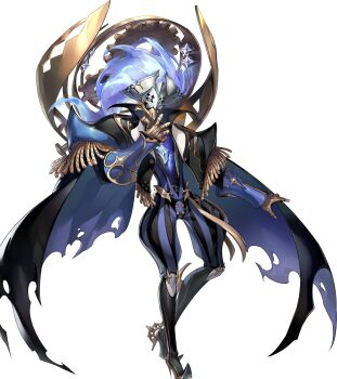 Rule 34 | 1boy, artist request, blue eyes, blue fire, boots, cape, fire, full body, gears, ghino (persona), high heel boots, high heels, highres, official art, persona, persona (summon), persona 5, persona 5: the phantom x, solo, third-party source, torn cape, torn clothes, transparent background