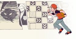 agatha_(pokemon) alakazam animated arcanine asymmetrical_hair audible_music badge baseball_cap biker_(pokemon) bill_(pokemon) black_hair blaine_(pokemon) blastoise blue_oak brock_(pokemon) brown_hair bruno_(pokemon) bug_catcher_(pokemon) bulbasaur celio_(pokemon) chansey charizard charmander clefairy denim denim_shorts doduo dragonite drowzee erika_(pokemon) exeggutor gen_1_pokemon gengar giovanni_(pokemon) golbat graveler gym_leader hair_tie hat highres hypno kangaskhan koga_(pokemon) lance_(pokemon) lapras leaf_(pokemon) lillinhuang long_hair lorelei_(pokemon) machamp machop magnemite marowak mega_charizard_x mega_pokemon misty_(pokemon) muk multiple_boys multiple_girls muscular music nidoking nidorina nidorino nintendo onix pidgeot pidgey pikachu poke_ball pokemon pokemon_frlg ponytail raichu rattata red_(pokemon) rhydon roughneck_(pokemon) sabrina_(pokemon) professor_oak scientist_(pokemon) shirt short_hair shorts side_ponytail slowpoke smile snorlax sound squirtle starmie surge_(pokemon) team_rocket team_rocket_grunt video vileplume voltorb weezing white_shirt zubat