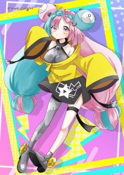 Rule 34 | 1girl, absurdres, highres, ikura onigiri, iono (pokemon), multicolored hair, nintendo, pokemon, pokemon sv, solo, two-tone hair