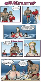 Rule 34 | breasts, chelsea charms, gigantic breasts, highres, jon freeman, lifeguard, lucky-curse