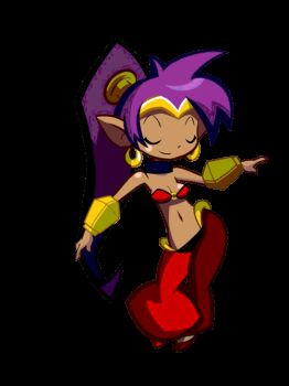 Rule 34 | 1girl, animated, animated gif, arabian clothes, bouncing breasts, bracelet, breasts, choker, closed eyes, dancing, dark-skinned female, dark skin, earrings, female focus, gif artifacts, harem pants, hoop earrings, image sample, jewelry, long hair, lots of jewelry, matt bozon, midriff, official art, pants, pointy ears, ponytail, purple hair, shantae, shantae: half-genie hero, shantae (series), small breasts, solo, tiara, transparent background, tumblr sample, very long hair, wayforward