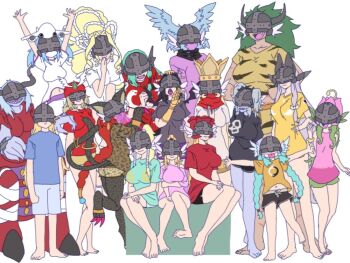 Rule 34 | angel, angel boy, angel girl, angemon, angewomon, angewomon (cosplay), archnemon, bastemon, breasts, cosplay, darcmon, digimon, digimon (creature), gerusyu, head wings, jetsilphymon, kinkakumon, ladydevimon, lilimon, lilithmon, long hair, looking at viewer, mask, mervamon, ofanimon, rosemon, sakuyamon, sanzomon, shutumon, wings