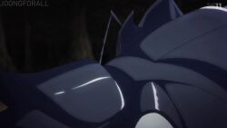 1girl 5boys animated anime_screenshot armor attack battle beru_(solo_leveling) biting blood bug cave cha_hae-in decapitation dismemberment giant guro magic monster multiple_boys punching severed_limb shield solo_leveling sound tagme video weapon