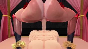 1boy 1girl 3d animated artist_request ass ass_focus ass_grab ass_shake bare_shoulders barefoot blush boots brown_hair clothed_female_nude_male clothed_sex clothing_aside cum cum_in_pussy cumdrip dark-skinned_female dark_skin erection female_orgasm gloves hair_ribbon happy_sex hetero highleg highleg_leotard huge_ass leotard leotard_aside long_hair mikumikudance_(medium) mizuki_yukikaze moaning nude orgasm penis pink_eyes pov pussy reverse_cowgirl_position ribbon rolling_eyes sex shiny_clothes shiny_skin size_difference skirt solo_focus sound spread_legs standing standing_sex straddling sweat taimanin_(series) taimanin_yukikaze tears testicles thighs thong_leotard twintails vaginal very_long_hair video wide_hips