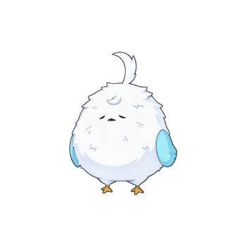 ahoge animal_focus baby_animal bird chibi chibi_only chick full_body no_humans official_art ragnarok_online rorohyu simple_background solo transparent_background yuichirou