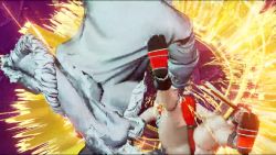 1boy 1girl 3d animated ass bare_legs bouncing_breasts breasts character_request cleavage highleg highleg_leotard large_breasts leotard leotard_under_clothes lying moaning pain ryona shiranui_mai snk sound the_king_of_fighters the_king_of_fighters_xv third-party_edit video wide_hips yamazaki_ryuuji