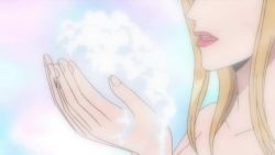 2girls angry animated anime_screenshot arm_tattoo ass bath bathroom blonde_hair blue_eyes bracelet breasts cleft_of_venus completely_nude foam jewelry kalifa_(one_piece) long_hair lying medium_breasts multiple_girls nami_(one_piece) nipples nude nude_filter one_piece open_mouth orange_hair s10collage short_hair sitting sound stick sunglasses sunglasses_on_head tattoo third-party_edit video