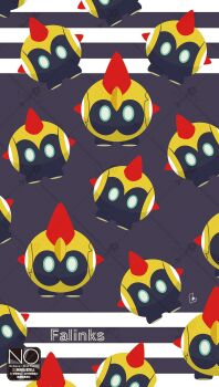 Rule 34 | 0 0, character name, commentary request, falinks, gen 8 pokemon, highres, horns, looking at viewer, meme (sleepsheep), nintendo, no humans, pokemon, pokemon (creature), pokemon focus, simple background, single horn, sphere body