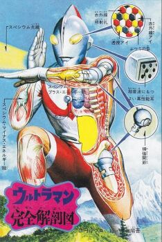 1boy alien anatomy artist_request biology blood bone chart color_timer cross-section cyborg diagram energy energy_beam giant heart japanese_text machinery muscular no_humans official_art organs particle_beam particles schematic science science_fiction seijin skeleton spacium_beam superhero_costume translation_request tsuburaya_productions ultra_beam ultra_series ultraman x-ray