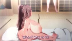 1boy 1girl :o ahegao all_fours animated ass bed bedroom breasts brother_and_sister brown_hair completely_nude doggystyle earrings english_text gigantic_breasts grabbing_another's_ass grabbing_from_behind groping incest indoors interior inverted_nipples ioxat jewelry large_penis long_hair looking_at_viewer lying menstruation nipples nude on_bed open_mouth oppai_loli original penis piercing sex sex_from_behind siblings sitting tan tongue tongue_out vaginal video x-ray