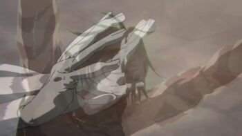 1girl animated battle blood bridge death decapitation destruction jujutsu_kaisen multiple_boys tagme video zen'in_jinichi zen'in_maki zen'in_ranta