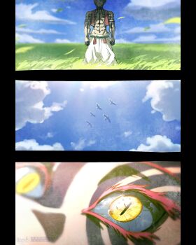 Rule 34 | 1boy, absurdres, akaza (kimetsu no yaiba), body markings, colored eyelashes, facial mark, facial tattoo, full-body tattoo, highres, kikkoumon, kimetsu no yaiba, male focus, noah (rokoroko), patterned hair, solo, tattoo, topless male