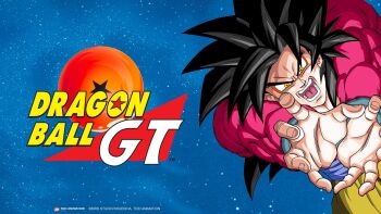 Rule 34 | 1boy, black hair, blue sash, body fur, company name, copyright logo, copyright name, dougi, dragon ball, dragon ball gt, highres, kamehameha (dragon ball), logo, long hair, looking at viewer, male focus, monkey boy, monkey tail, muscular, muscular male, official art, open mouth, pants, pectorals, red fur, saiyan, sash, solo, son goku, spiked hair, super saiyan, super saiyan 4, tail, yellow pants