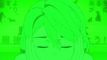 1boy 2girls afloat animated anime_screenshot ayase_momo blush breasts choker covering_own_eyes dandadan earrings highres holding_another's_waist jewelry multiple_girls nipples nude nude_filter peppymcfalco_(editor) shiratori_aira_(dandadan) short_hair sound swimming tagme takakura_ken_(dandadan) thick_eyebrows third-party_edit topless_female underwater video water wet