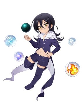1girl aged_down bad_source black_hair check_source flat_chest highres md5_mismatch merlin_(nanatsu_no_taizai) nanatsu_no_taizai official_art resolution_mismatch solo source_larger source_request transparent_background yellow_eyes
