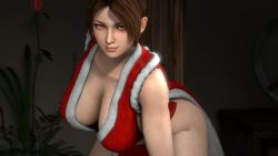 10s 1girl 3d animated bare_legs bouncing bouncing_breasts breasts brown_eyes brown_hair cleavage dead_or_alive dpmaker fatal_fury female_focus fighting_stance gloves hanging_breasts idle_animation indoors large_breasts leaning_forward legs long_hair looking_at_viewer looping_animation matching_hair/eyes ninja pelvic_curtain ponytail pov red_gloves red_tunic revealing_clothes seductive_smile shiranui_mai smile snk solo source_filmmaker_(medium) standing staring tecmo the_king_of_fighters tunic uncensored video video