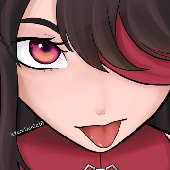 Rule 34 | beidou (genshin impact), eyepatch, icon (computing), kurodahlia18, profile, profile picture, tongue, tongue out