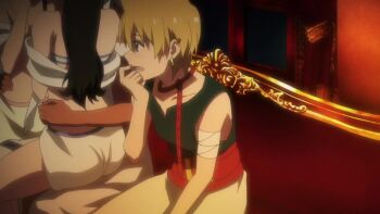 alibaba_saluja animated arabian_clothes audible_speech breasts brothel ekaterina_(magi) english_audio highres hostess indoors magi_the_labyrinth_of_magic muscular muscular_female o_o sharrkan sitting sound tagme tall_female ugly_woman video