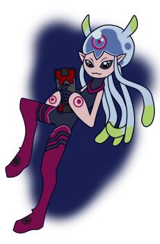 Rule 34 | digimon, digimon (creature), highres, jellosquimsh, jellyfish girl, jellymon, monster girl, tentacle hair, tentacles