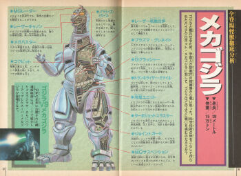 advance_communication_company ammunition ammunition_focus ammunition_name ammunition_profile anatomy arm_cannon artist_request atomic_breath beam_clash breath_weapon cannon chart diagram directed-energy_weapon energy energy_beam energy_cannon energy_clash energy_weapon engineering_drawing eye_cannon g-force giant_robot godzilla_(series) godzilla_vs._mechagodzilla_ii highres hip_cannon interior japan_self-defense_force japanese_text kaiju laser_cannon mecha mechagodzilla mega_buster_(godzilla) military military_vehicle missile missile_launcher missile_pod monochrome monster mouth_beam mouth_cannon multicolored_energy_beam no_humans nuclear_reactor official_art paralyzer_missile plasma plasma_cannon plasma_grenade_(godzilla) projectile_clash rainbow robot schematic science science_fiction shoulder_cannon solo stomach_cannon super_godzilla tail teeth thrusters toho tranquilizer_missile translation_request united_nations_godzilla_countermeasure_center weapon weapon_focus weapon_profile x-ray