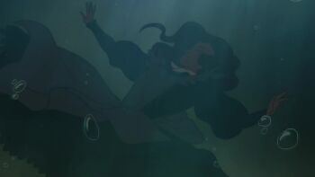 1girl air_bubble animated artstefanska asphyxiation blowing_bubbles brown_hair bubble dress drowning high_heels highres lake long_hair partially_submerged stefanska straight_hair submerged tagme underwater video water youtube